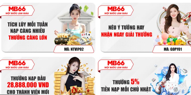 Tham gia giới thiệu tân thủ nhận ngay khuyến mãi MB66 lớn